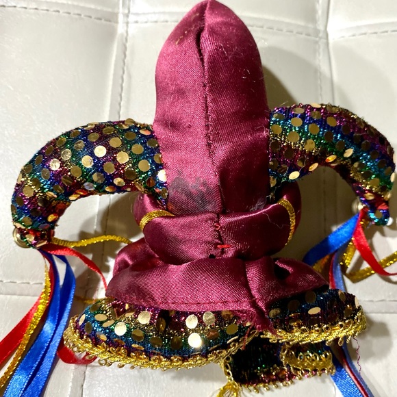 Naturally Mask New Orleans Good Luck Mardi Gras Ceramic Bells Collectible Faces - Picture 7 of 9